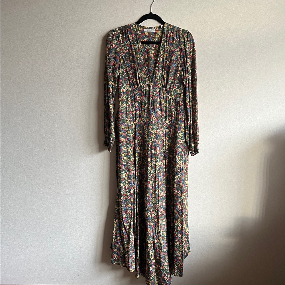 Doen Charleston Dress Green Valley Floral - Picture 5 of 8